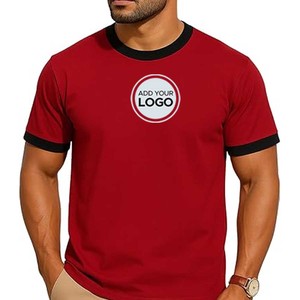 T-shirt de survêtement à trois mélanges de vêtements personnalisés en toile Bella en gros - Product Image 2