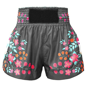 2023 últimos pantalones cortos de boxeo de satén personalizados servicio OEM bajo MOQ adultos patrón de ropa deportiva al por mayor MMA ropa de artes marciales - Product Image 3