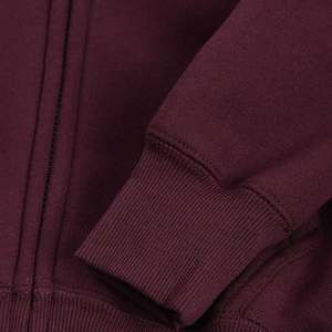 Sudadera con capucha transpirable con cremallera larga de algodón 100% hecha a medida Material cómodo Ropa informal Sudadera con capucha - Product Image 5