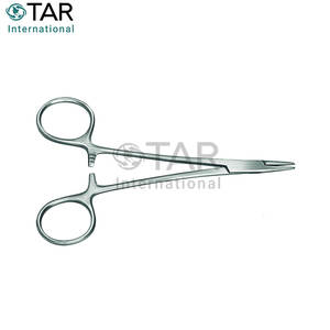 ที่จับเข็มผ่าตัดแบบแมนนวลทำจากสแตนเลสเนียนเรียบ ที่จับเข็มเว็บสเตอร์ทำจากทังสเตนคาร์ไบด์สำหรับการเย็บผ่าตัดที่แม่นยำ - Product Image 2