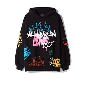 เสื้อฮู้ดพิมพ์ลายพัฟแฟชั่นสำหรับผู้ชายเสื้อสไตล์สตรีท3D ผ้าฝ้าย100% ดีไซน์แบบกำหนดเอง - Product Image 1