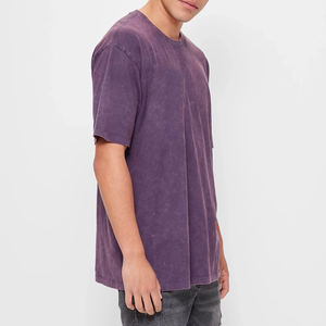 Camisetas de Hip Hop para Hombre, Personalizadas, Lisas, de Tela Oxford, Transpirables, Lavadas al Ácido, de la Más Alta Calidad y Más Populares - Product Image 4