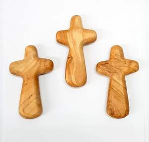 Croix en bois biseauté en noyer pour tenture murale religieuse croix en bois élégante pour la décoration intérieure Art mural chrétien croix en bois - Product Image 6