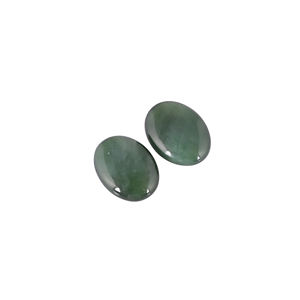 Lote de piedras preciosas de cabujón ovalado suelto de Escora verde, piedra para hacer joyas, anillo de piedra, pendiente - Product Image 1