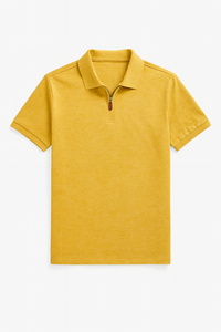 Polo de Moda Masculina con Cuello de Cremallera, Personalizado al por Mayor, Alta Demanda, Material de Alta Calidad, Ligero y Cómodo, Polo Moderno - Product Image 4