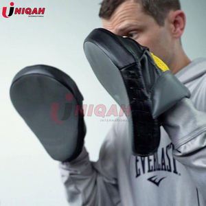 Almohadilla de enfoque de boxeo de cuero de diseño personalizado más vendida de alta calidad Pakistán hizo UNIQAH INTERNATIONAL UI-Focus Pads para MMA - Product Image 4