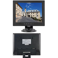 Endüstriyel 7*24 saat çalışma Cctv kontrol odası monitör Hd 12 inç Cctv monitör İçme Cctv monitör