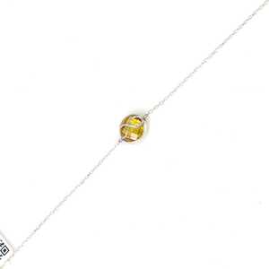 925 Sterling Silver Fine Charm <b>Infinity</b> Citrine <b>Bracelet</b> - Product Image 5