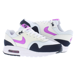 Nike Air Max 1 BG PS รองเท้าเด็กชายสี: ขาว/ดำ/ม่วง100% แท้ - Product Image 3