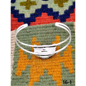 Southwest Handmade Golden Hills Fashion <b>Cuff</b> <b>Bracelet</b> Turquoise Sterling <b>Silver</b> Elegant Golden Hill's Turquoise <b>Cuff</b> <b>Bracelet</b> - Product Image 4