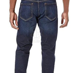 Vêtements décontractés Pantalon en jean à quantité minimale de commande basse pour hommes Top Vente Pantalon en jean à taille haute droit pour l'extérieur Meilleur pantalon en jean pour hommes - Product Image 5