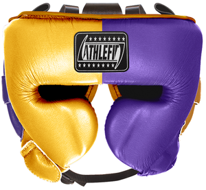 Casque d'entraînement de kickboxing et d'arts martiaux à logo personnalisé protège-tête en cuir artificiel de boxe au design unique - Product Image 4
