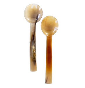 Cubiertos Cuerno Cuchara para ensalada Hecho a mano Utensilios de cocina ideales Juego de cubiertos Herramientas de uso a granel Mesa Restaurante Hotel Uso - Product Image 5