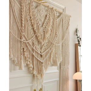 Lujoso Arco de Macramé para Bodas, Decoración de Pared, Puerta o Separador de Ambientes - un Elegante Elemento Decorativo para Bodas - Product Image 2