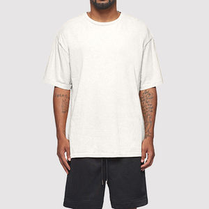 Camiseta de Hombre con Lavado Ácido, Logotipo Personalizado al por Mayor, de Alta Calidad, Corte Cuadrado, Estilo Vintage, Estampado Lavado, Ligera - Product Image 6