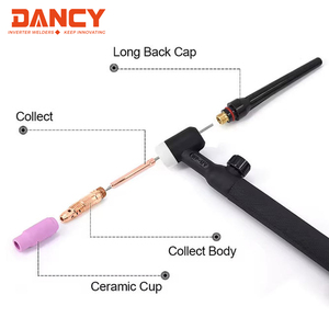 WP-17V nâng <span class=keywords><strong>Tig</strong></span> Hàn ngọn đuốc 3m/4M/5M <span class=keywords><strong>Tig</strong></span> thợ hàn ngọn đuốc 140A 150-AMP làm mát bằng không khí <span class=keywords><strong>Tig</strong></span> thợ hàn súng với 10-25 cắm cho thang máy <span class=keywords><strong>Tig</strong></span> Hàn - Product Image 3