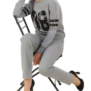 Conjuntos de dos piezas ajustados al por mayor para mujer chándal corto de manga larga para mujer chándales de gimnasio para mujer ropa deportiva para mujer - Product Image 6