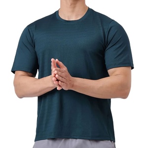 Camiseta de Corte Regular para Verano, Gimnasio, Ejercicio, Fisicoculturismo, Cuello Redondo, Manga Corta, Logotipo Personalizado, Ecológica, Transpirable, 100% Algodón - Product Image 1