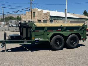 MDT 60x10 Telescopic Full Hydraulic Dump Trailer Heavy Duty Steel Truck Trailer Full Trailer Tandem Axle Utility 12-Ton - Product Image 6