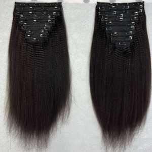 Extensiones de cabello crudo vietnamita clip de alta calidad en precio al por mayor todos los colores disponibles doble dibujado - Product Image 1