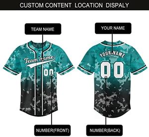 Nueva camiseta de béisbol de camuflaje-Nombre y número personalizados-Camisetas de fanáticos deportivos para hombres y mujeres - Product Image 5