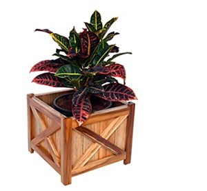 Vente en gros Jardinière en bois de haute qualité sculptée à la main style américain taille personnalisée ODM nid de tisserand/support pour plante Pot de fleur - Product Image 3