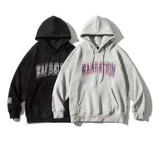 Sudadera con capucha con cordón de diseño personalizado Mezcla de algodón de la mejor calidad para invierno Técnica bordada Ajuste ajustable cálido y suave - Product Image 3