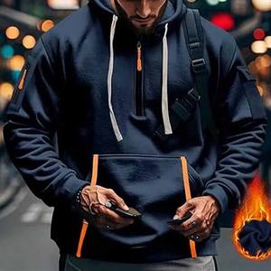 Vente chaude hommes sweats à capuche personnalisés 100% coton meilleurs sweats à capuche avec propre logo teint uni et techniques bouffantes taille 6XL - Product Image 3