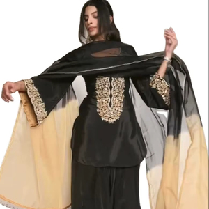 Sẵn sàng để mua thêu nặng đơn giản nhưng phong cách được thiết kế cho tính linh hoạt/Bộ <span class=keywords><strong>georgette</strong></span> salwar kameez dupatta này - Product Image 1