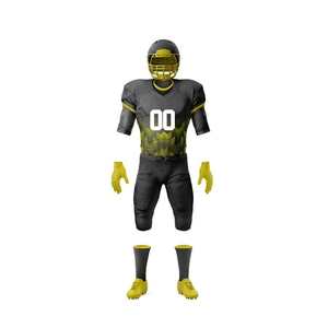 Conjunto de pantalón y Jersey de fútbol americano reversible personalizado de alta calidad suministro de fábrica longitud de manga corta al por mayor - Product Image 2