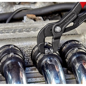 KNIPEX Pince à collier de serrage gris avec tête atraînementée et revêtement plastique, longueur totale 250 mm, Couteaux et outils - Product Image 6