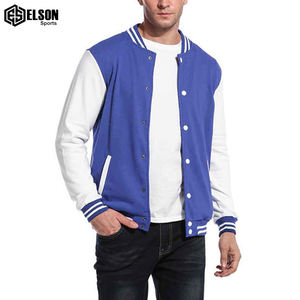 Veste universitaire unisexe de haute qualité Letterman Chenille brodée, manches en cuir et fourrure, blouson bombardier grande taille confortable - Product Image 5