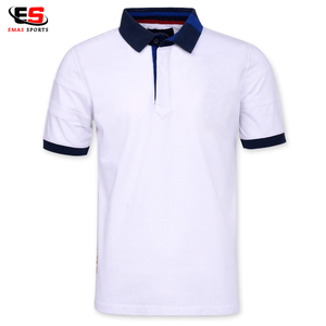 Mens 100% Cotton Short Sleeve <b>Polo</b> <b>Shirt</b> Latest Fashion Youth Jersey Solid Pattern Anti-Wrinkle <b>With</b> <b>Pocket</b> - Product Image 4