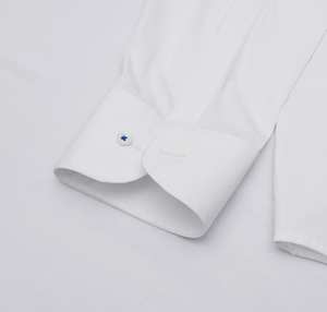 Camisas de Vestir de Manga Larga para Hombre, 100% Algodón de Alta Calidad, Sin Plancha, Antiarrugas, Lisas, con Botones, para Oficina - Venta al por Mayor de Fábrica - Product Image 3