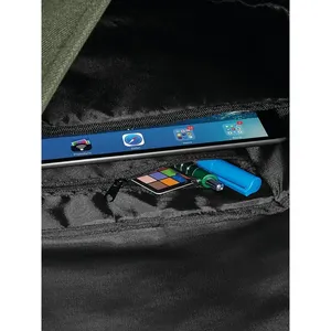 Customizable <b>Roll</b>-Top <b>Backpack</b> Block Merchandising Promotional Item - Product Image 5