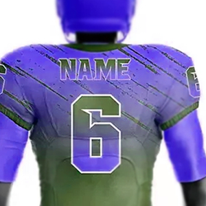 Ensemble d'uniformes de style à manches courtes pour hommes, hauts de football américain, maillot de football américain pour hommes, superbe qualité - Product Image 6