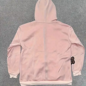 เสื้อฮู้ดสวมหัว400g ผ้าฟลีซเรียงรายสำหรับฤดูหนาวดีไซน์ตามสั่ง - Product Image 2