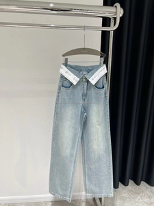 Classic Blue Denim Flare Jeans Women High Waisted Slim Fit <b>Bell</b> Bottoms women denim jeans pants - Product Image 6