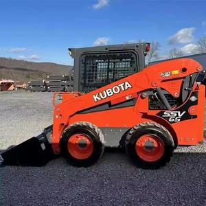 Cargadora de Ruedas Compacta Usada Kubota SSV 65, Cargadora de Ruedas con Capacidad de Carga Nominal de 400 Toneladas, Equipo de Construcción - Product Image 3