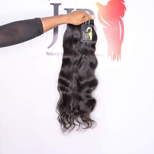 Extensiones de Cabello Ondulado Rizado al Por Mayor, Cabello Humano Virgen Indio con Cutícula Alineada, Paquetes de Cabello Humano Virgen Sin Procesar - Product Image 1