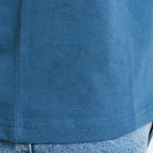 ผู้ผลิตเสื้อยืด LMT2026 PUFEI ขายส่ง กางเกงขาสั้นแบบสวมใส่สบาย ระบายอากาศได้ดี พิมพ์ลายด้วยความร้อน น้ำหนัก 220 กรัม ผลิตจากผ้าสแปนเด็กซ์/โพลีเอสเตอร์ ทรงปกติ - Product Image 4