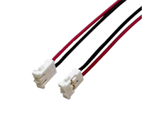 Harness Kabel 2-Pin JST SUHR-02V-S-B yang Dapat Disesuaikan, Kabel Terminal Pitch 0.8mm untuk Mikrofon & Loudspeaker