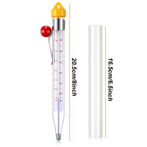 Thermomètre de cuisine pour bonbons et fritures en verre Thermomètre de <span class=keywords><strong>cuisson</strong></span> pour bonbons - Product Image 2