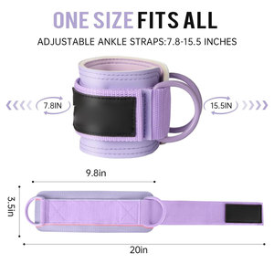 Hot Sale Ankle Strap D Ring Adjustable Strap Ankle Support Custom Padded Ankle Strap - Product Image 3
