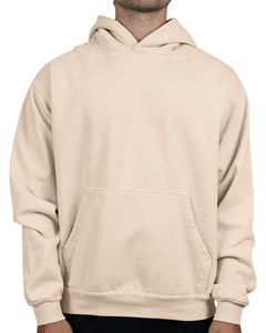 Sudadera con capucha de marfil en blanco de peso pesado personalizada de primera calidad, ropa de calle Unisex, jersey liso, sudadera con bolsillo de canguro, forro polar grueso OEM - Product Image 1