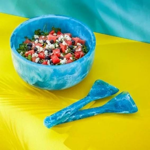 Nuevo Juego de Ensaladera de Resina Hecha a Mano, Estilo Indio, Tallada a Mano, Ecológica, Decorativa para Mesa - Product Image 6