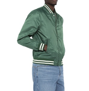 Veste de baseball pour homme, style streetwear, broderie de haute qualité, satin, veste d'hiver, vente en gros 2026 - Product Image 4