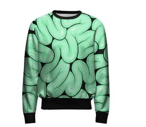 เสื้อฮู้ดสวมหัวแขนยาวสำหรับผู้ชายเสื้อสเวตเชิ้ตสำหรับฤดูหนาวย้อมสีล้วนพิมพ์ซับลิเมชัน - Product Image 4