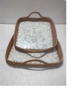 Plateau à Sushi en Bois d'Acacia avec Poignée pour Ménage ou Restaurant Servir Outil de Cuisine en Bambou - Product Image 6