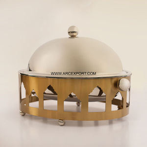 Marmite en métal avec couvercle pour servir la casserole de cuisson pour l'hôtel Restaurant ustensiles de cuisine multifonctionnels en bois et en acier inoxydable - Product Image 4